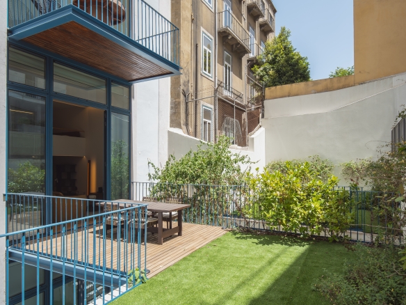 Exceptional Designer Loft with Private Garden in Prime Central Lisbon
